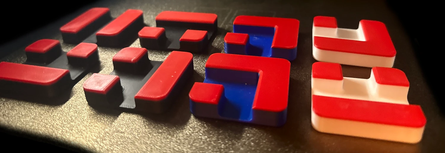 Pièce fonctionnelle imprimée en 3D avec plusieurs matériaux