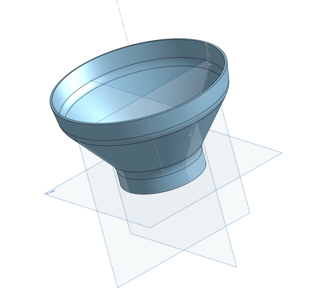 Modélisation CAO 3D d'une pièce technique